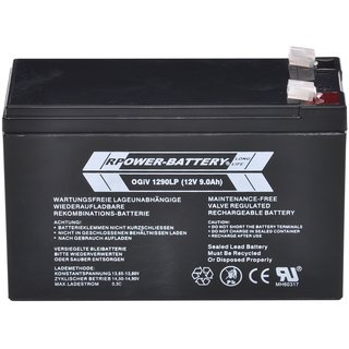 12V 9,0Ah RPOWER AGM Longlifebatterie