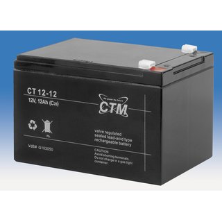 CTM CT 12-12 VdS Batterie - 12 Ah - 12 V
