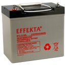 12V 55 Ah Effekta AGM VRLA Longlife