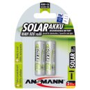 Ansmann Solar Akku Mignon AA Ni-MH 1,2V / 800mAh
