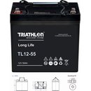 12V 55Ah TRIATHLON AGM Longlifebatterie