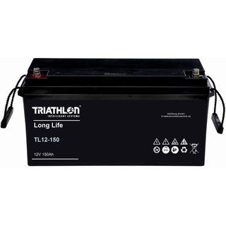 12V 150Ah TRIATHLON AGM Longlifebatterie