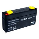 Multipower Blei-Akku MP1,2-6 / 6V 1,2 Ah