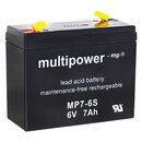 Multipower Blei-Akku MP7-6S / 6V 7 Ah