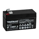 12V 1,2 Ah TRIATHLON AGM Batterie
