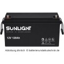 12V 120 Ah SUNLIGHT AGM Longlifebatterie