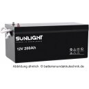 12V 200 Ah SUNLIGHT AGM Longlifebatterie